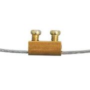 Крепление рекламной продукции, Тросы цепочки карабины, Присоска с прищепкой - полный каталог на сайте. Изготовление и продажа Зажим для троса высокого качества. Индивидуальный подход и оперативная доставка.